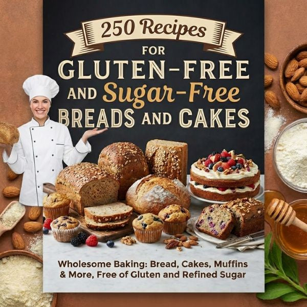 250 Recipes for Gluten-Free and Sugar-Free Breads and Cakes
