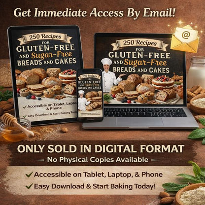 250 Recipes for Gluten-Free and Sugar-Free Breads and Cakes